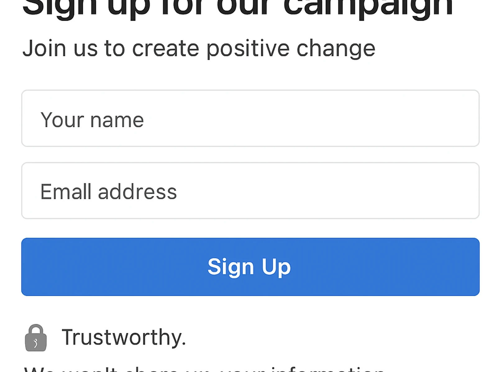 Campaign & Sales Pages detail